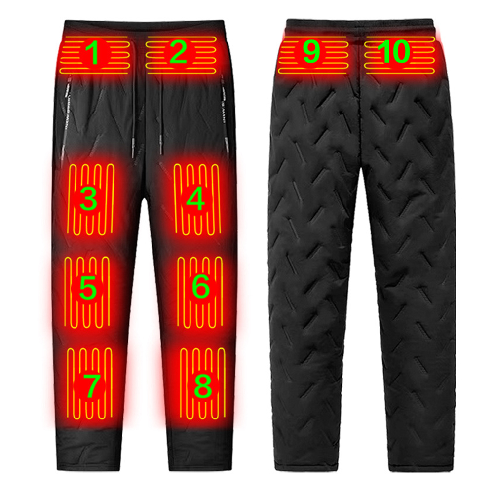 Winter Clothing Hiking - Pantaloni Termici Elettrici Unisex con 10