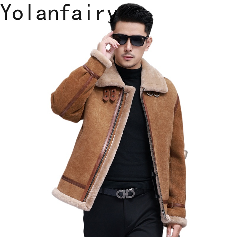 Quality Winter Clothing - YOLANFAIRY Giacche in vera pelle di