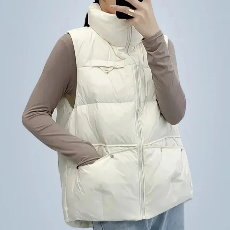 Winter Clothing On Sale Women'S - Gilet in cotone imbottito sciolto Donna