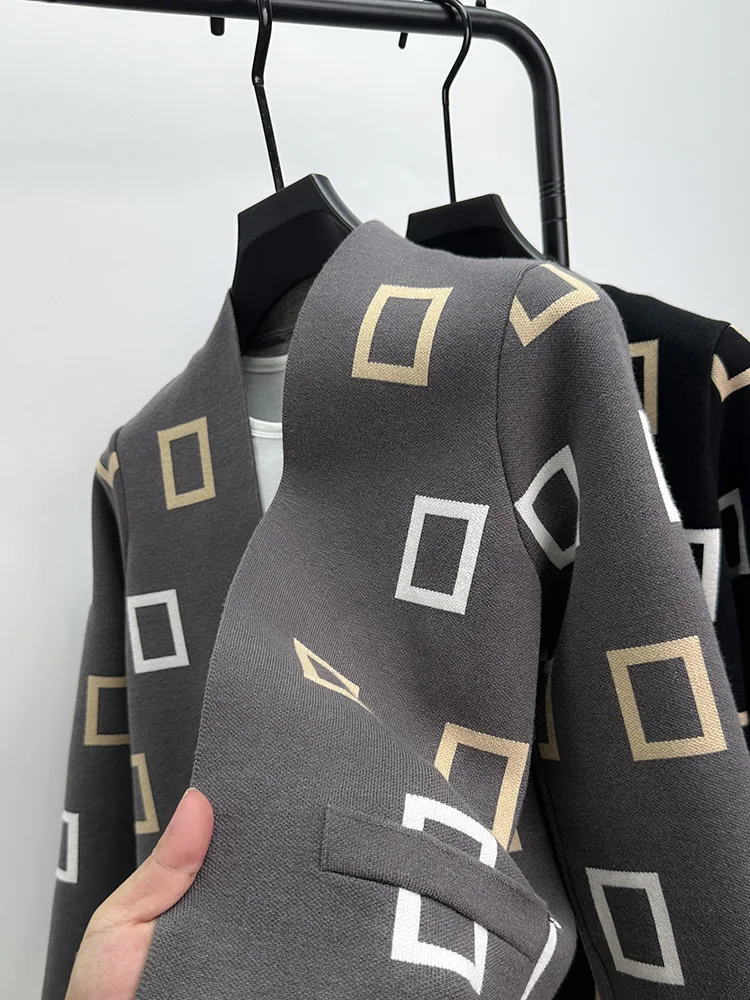 Quality Winter Clothing - Cardigan lavorato a maglia da uomo