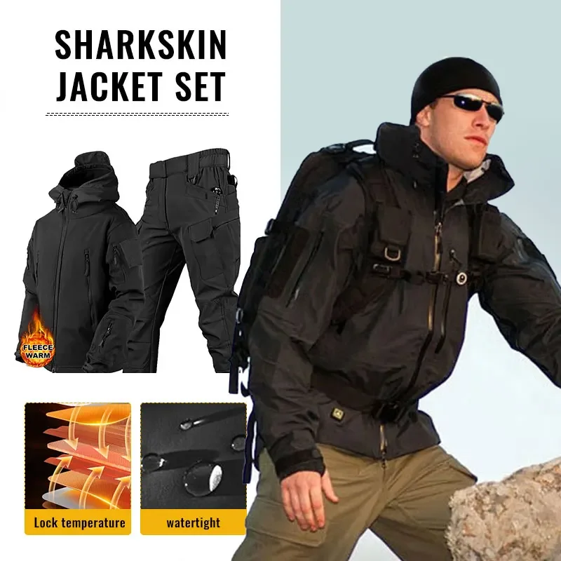 Winter Clothing Hiking - Uomo addensare Soft Shell lavoro invernale