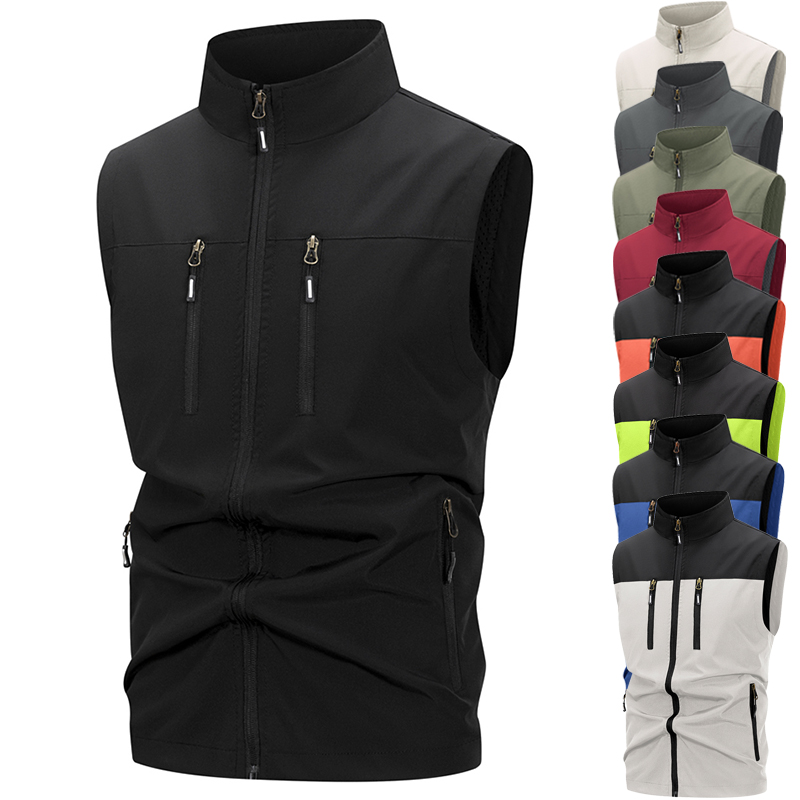 Winter Clothing Hiking - Gilet softshell leggero da uomo con