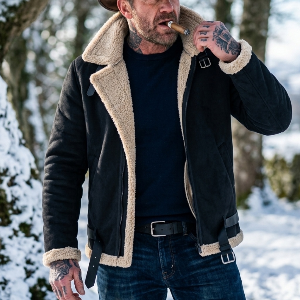 Winter Clothing Hiking - Giacca Invernale da Uomo in Finta
