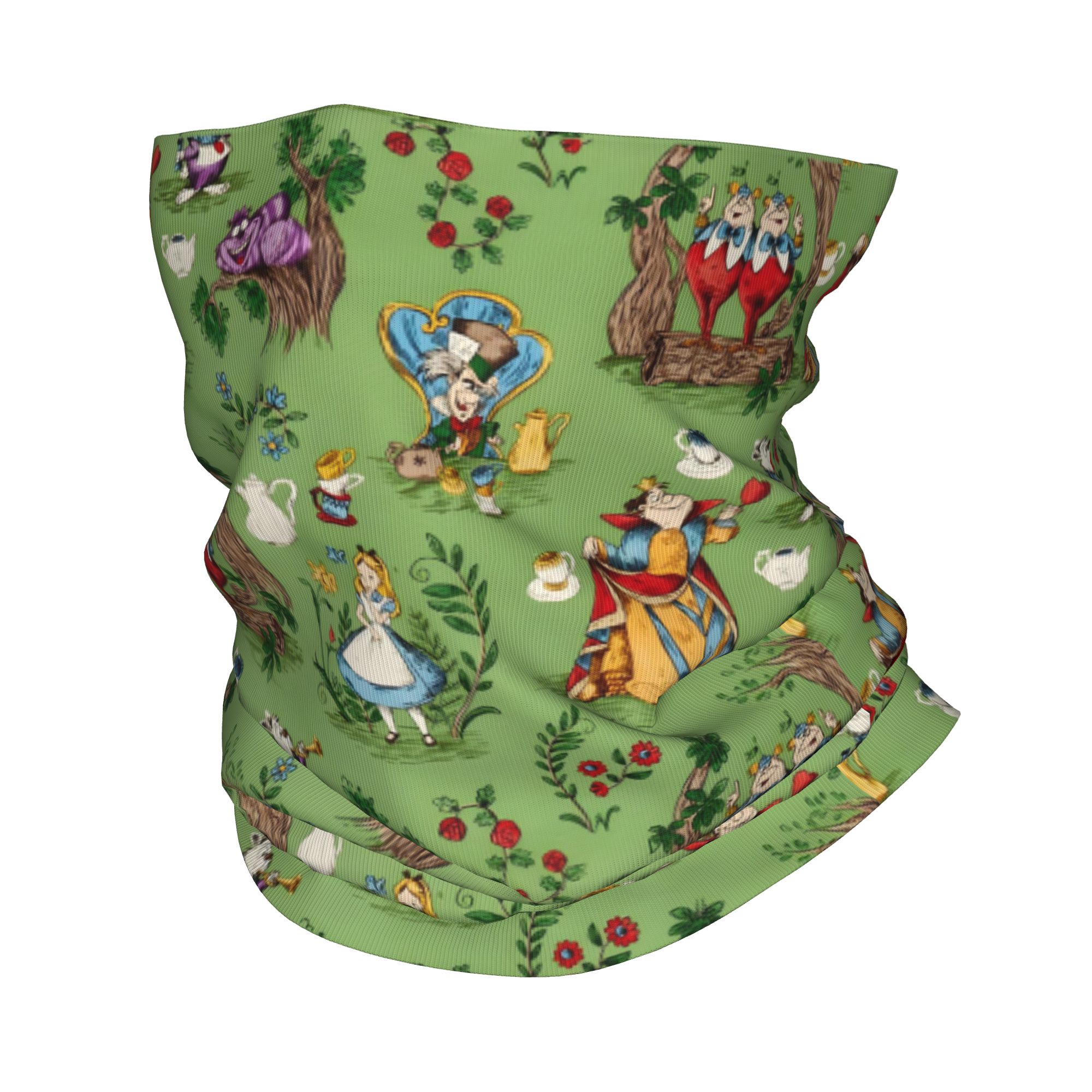 Neck Gaiter Fleece - Scaldacollo Bandana Personalizzato Alice nel Paese