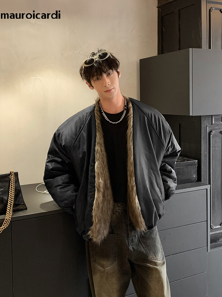 Quality Winter Clothing - Mauroicardi inverno fresco oversize spesso caldo