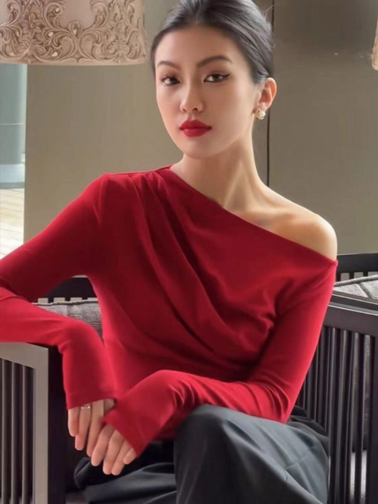 Winter Clothing On Sale Women'S - Slim Plain 2025 Abbigliamento con spalle