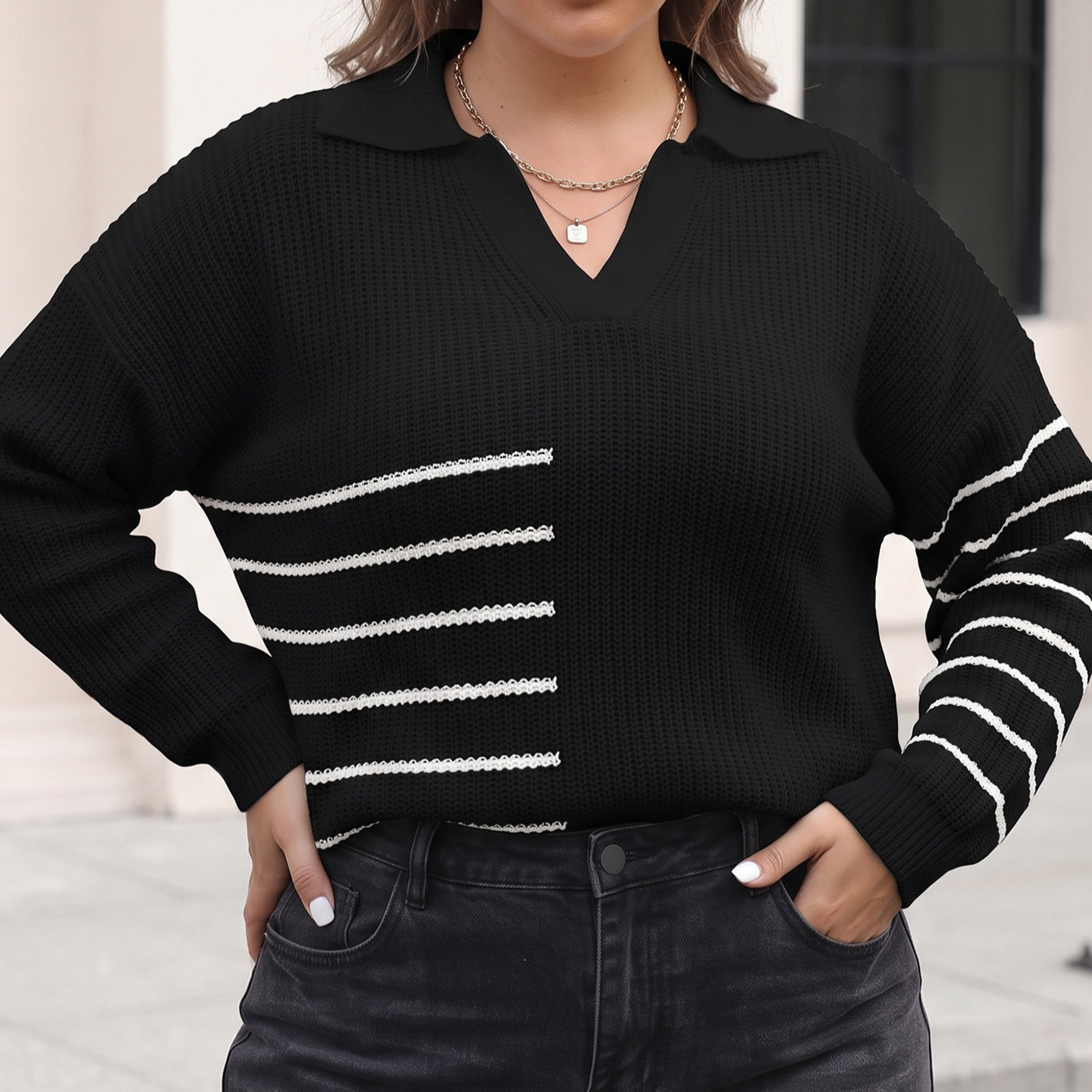 Maglione Oversize da Donna L-3 - Winter Clothing Plus Size recensione e prezzo