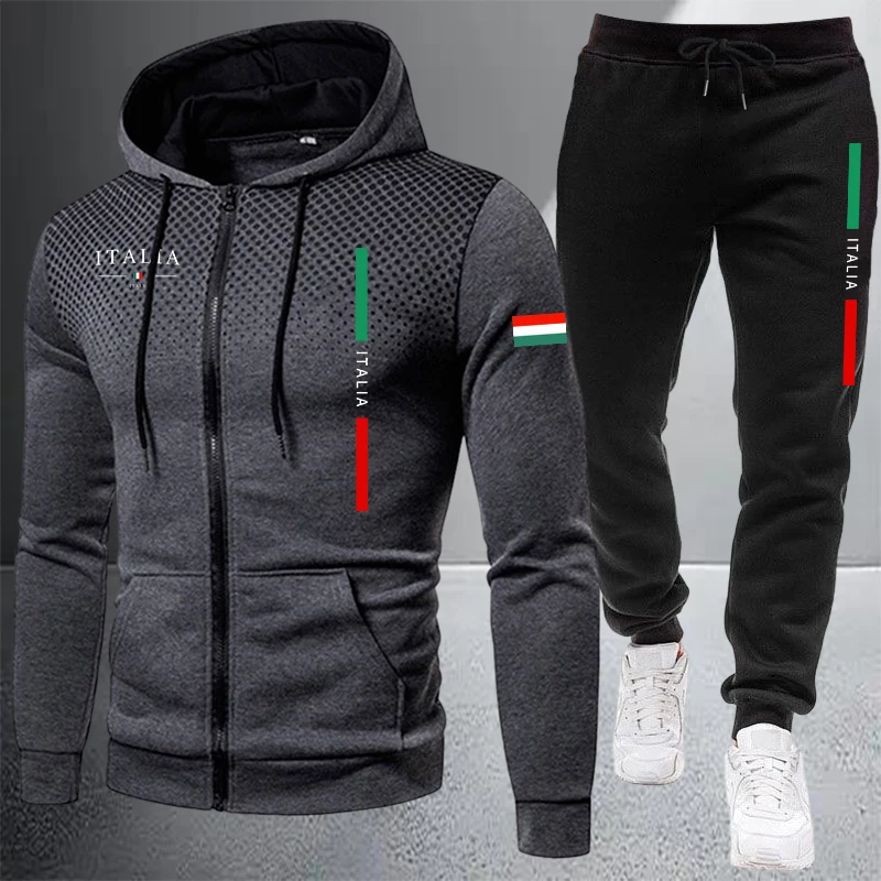Tuta da uomo casual con cappuc - Winter Clothing Items recensione e prezzo