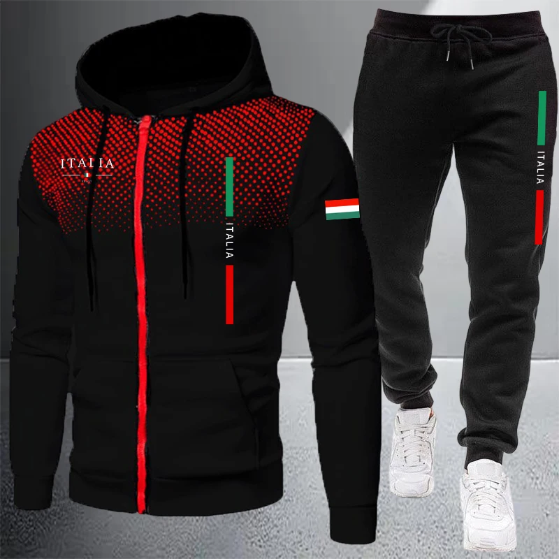 Tuta da uomo casual con cappuc - Winter Clothing Items recensione e prezzo