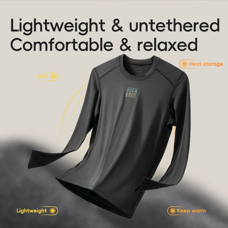 ROCKBROS Maglia Termica Invern - Winter Clothing Hiking recensione e prezzo