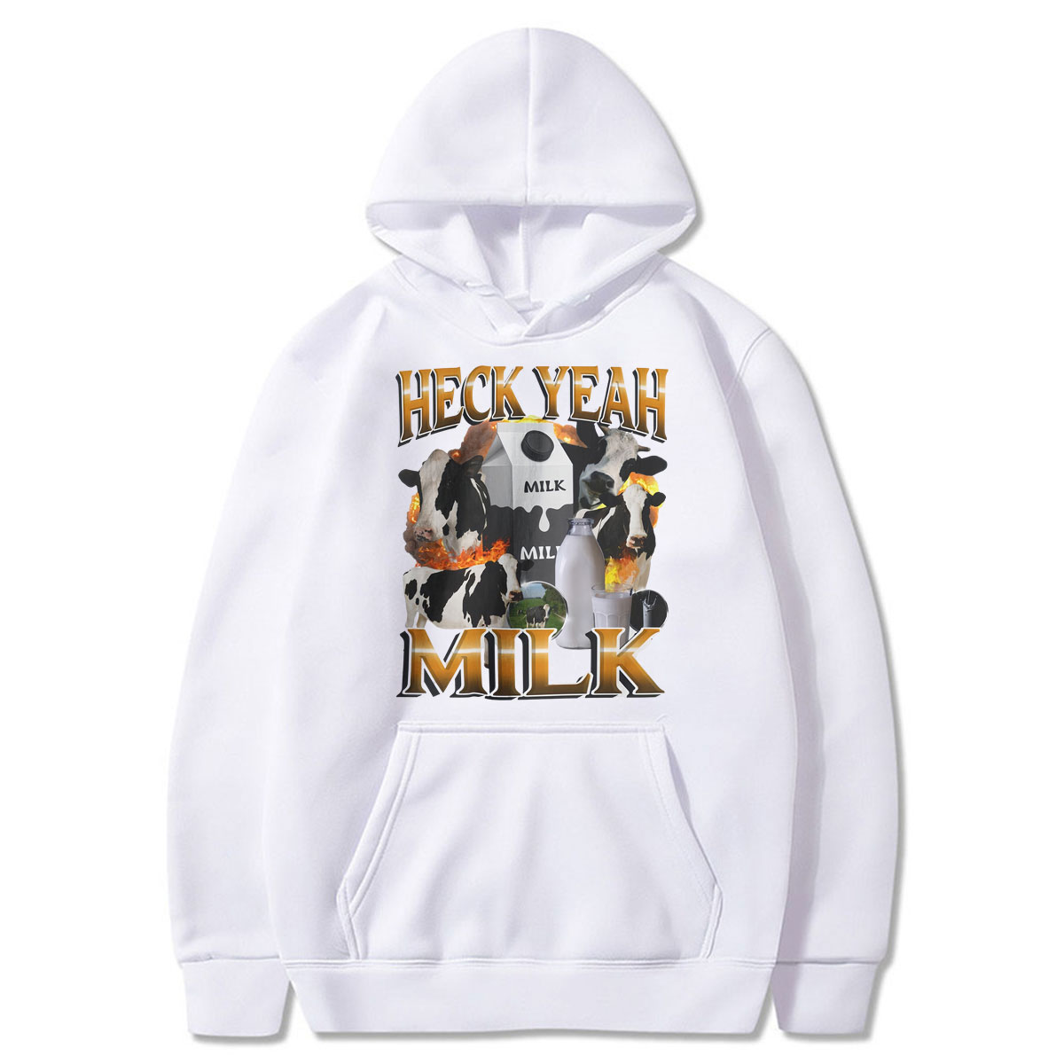 Felpe con Cappuccio 'Heck Yeah - Winter Clothing Meme recensione e prezzo
