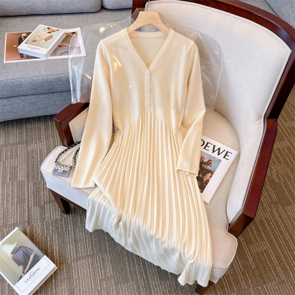casual elegante scollo a V con - Winter Clothing Plus Size recensione e prezzo