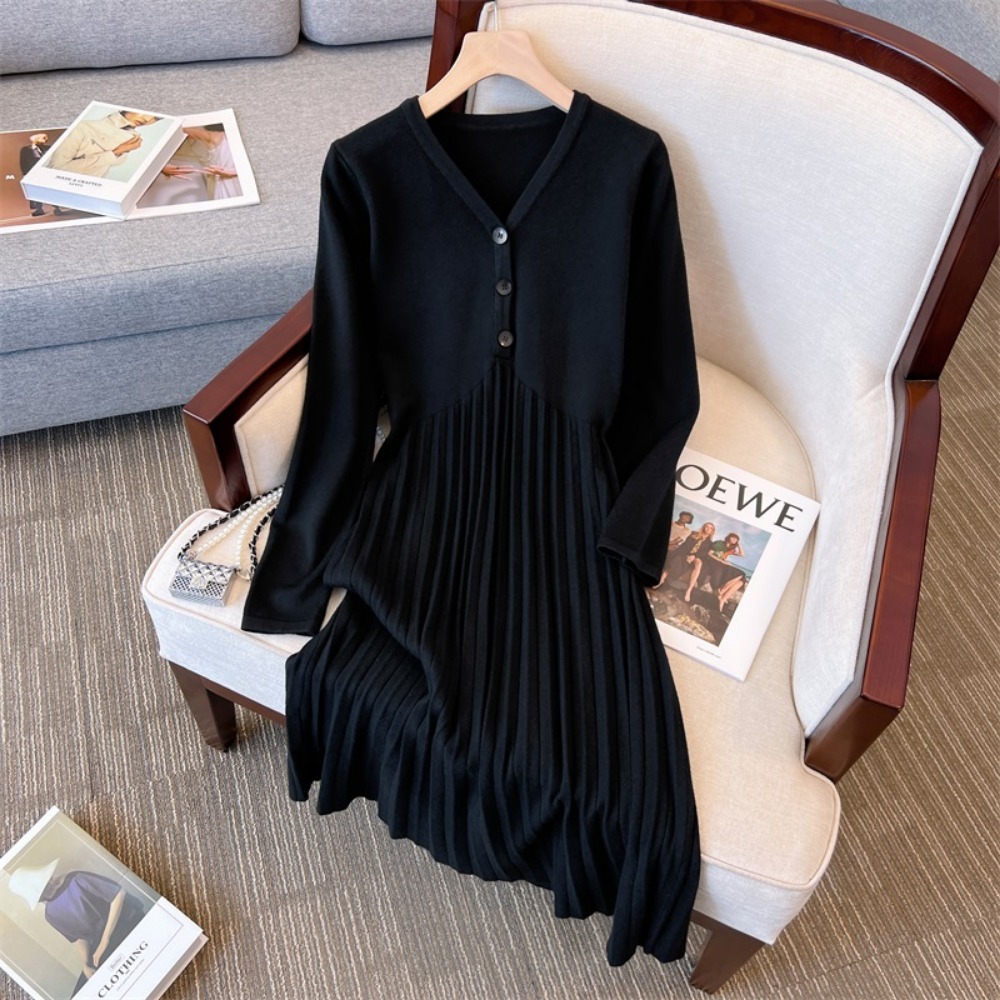 casual elegante scollo a V con - Winter Clothing Plus Size recensione e prezzo