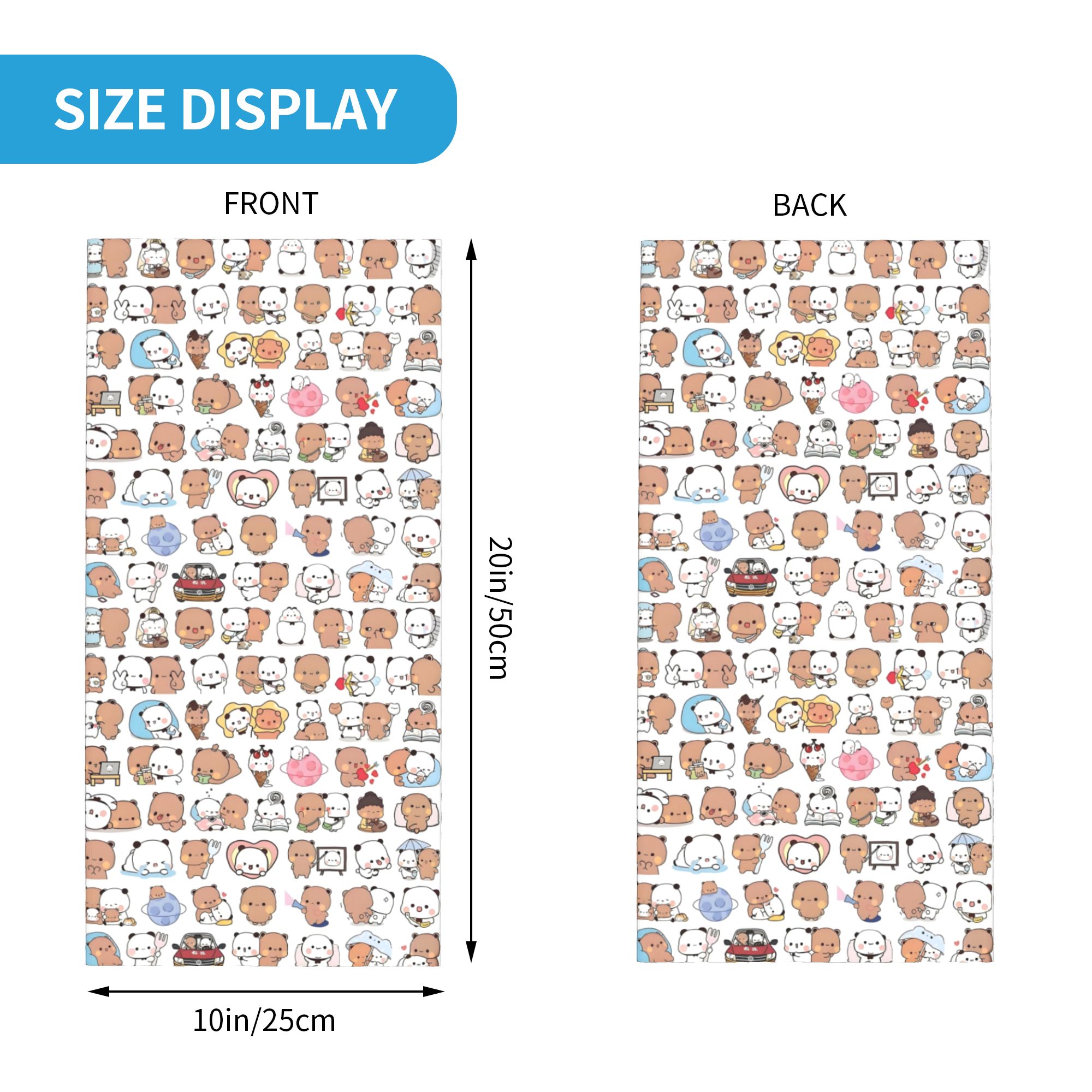 Orso personalizzato Cartoon Pe - Neck Gaiter Fleece recensione e prezzo