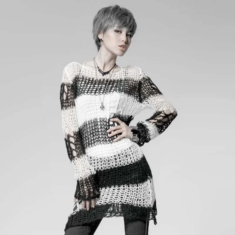 PUNK RAVE Pullover Punk rotto  - Winter Clothing Visuals recensione e prezzo