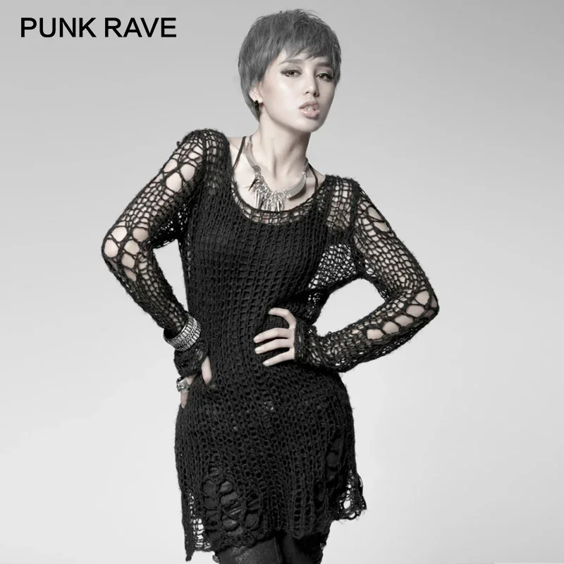 PUNK RAVE Pullover Punk rotto  - Winter Clothing Visuals recensione e prezzo