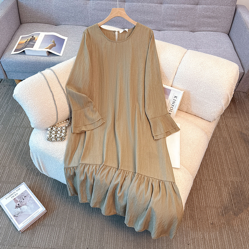 Elegante vintage O-collo tinta - Winter Clothing Plus Size recensione e prezzo