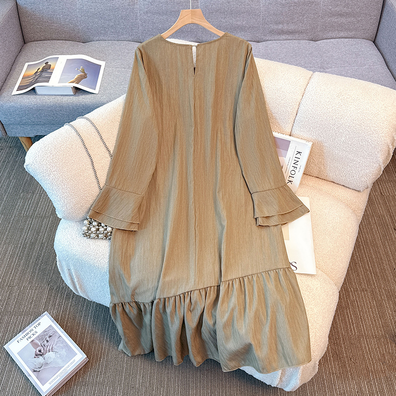 Elegante vintage O-collo tinta - Winter Clothing Plus Size recensione e prezzo