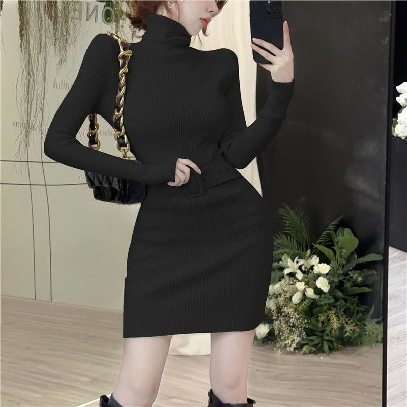 Dolcevita aderente Abiti corti - Winter Clothing On Sale Women'S recensione e prezzo