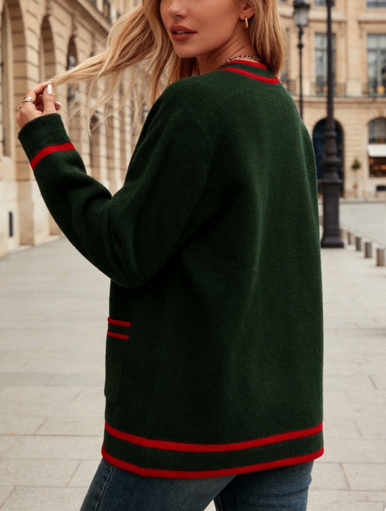 Cardigan aperto sul davanti da - Winter Clothing Plus Size recensione e prezzo
