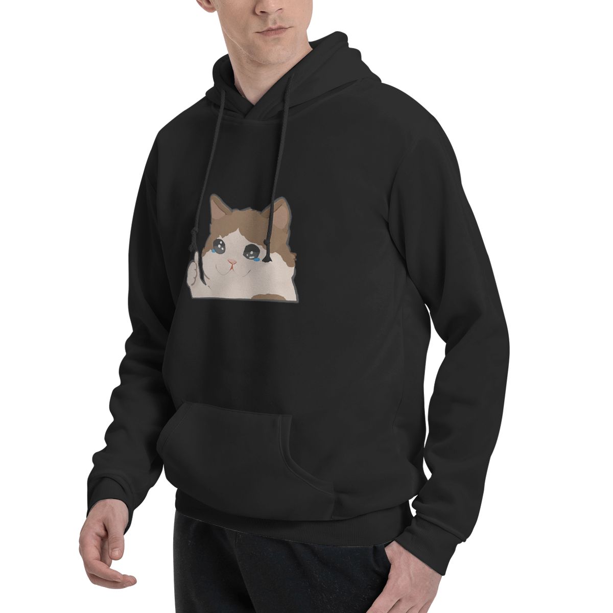 Felpe con cappuccio Crying Cat - Winter Clothing Meme recensione e prezzo