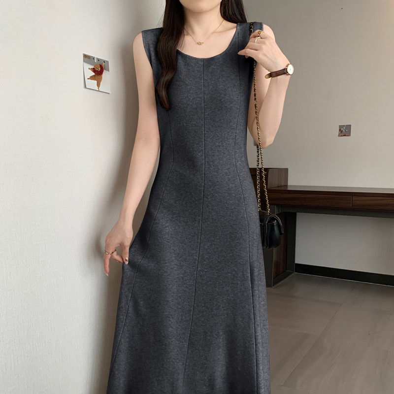 Elegante solido senza maniche  - Winter Clothing Plus Size recensione e prezzo