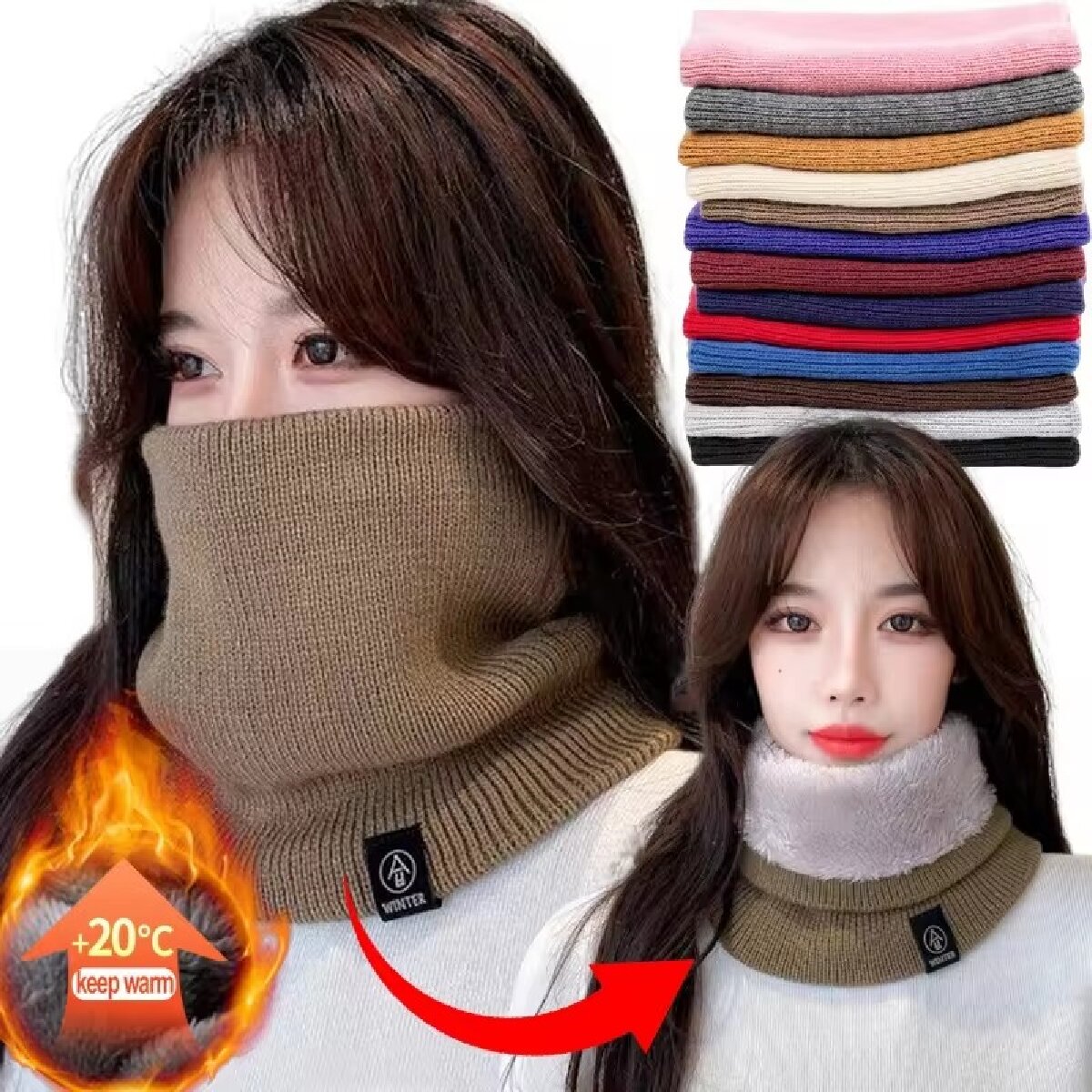 Solido inverno peluche silenzi - Neck Gaiter Fleece recensione e prezzo